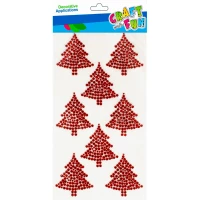 1. Craft With Fun Ozdoba Dekoracyjna Choinka Samoprzylepna 501451